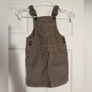 BabyGAP Kids Brown Corduroy Overall Dress